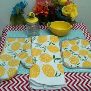 Lemon 🍋 kitchen towel set